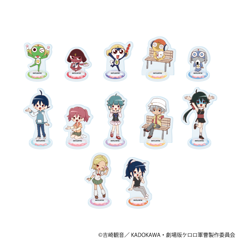 ケロロ軍曹_アクリルぷちスタンド02/お花見ver. コンプリートセット(全12種)(グラフアートイラスト)【コンプリートセット/12個入り】