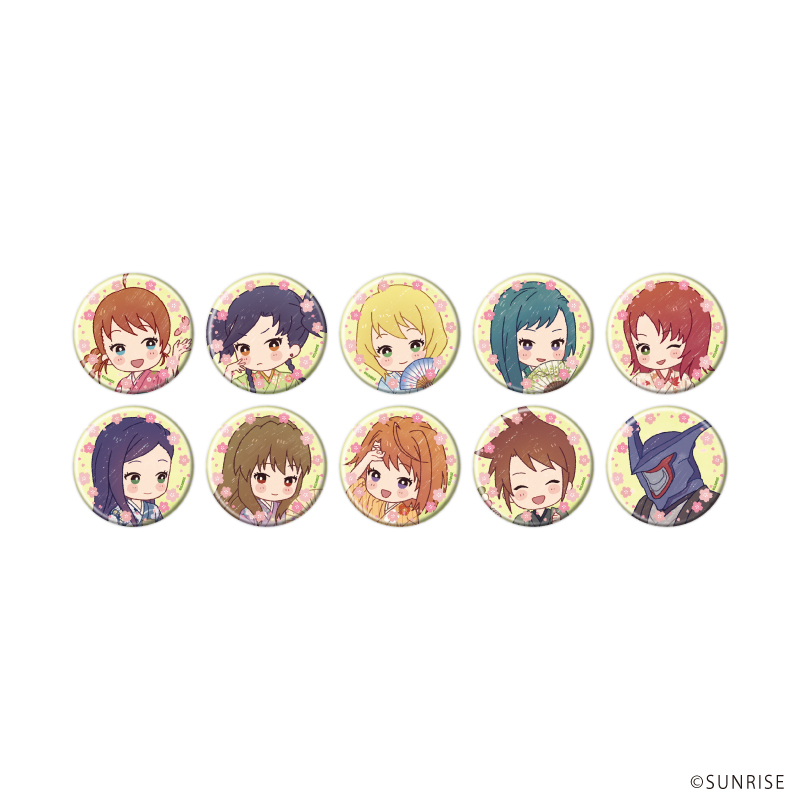 舞-乙HiME_缶バッジ01/コンプリートセット(全10種)(レトロアートイラスト)【コンプリートセット／10個入り】