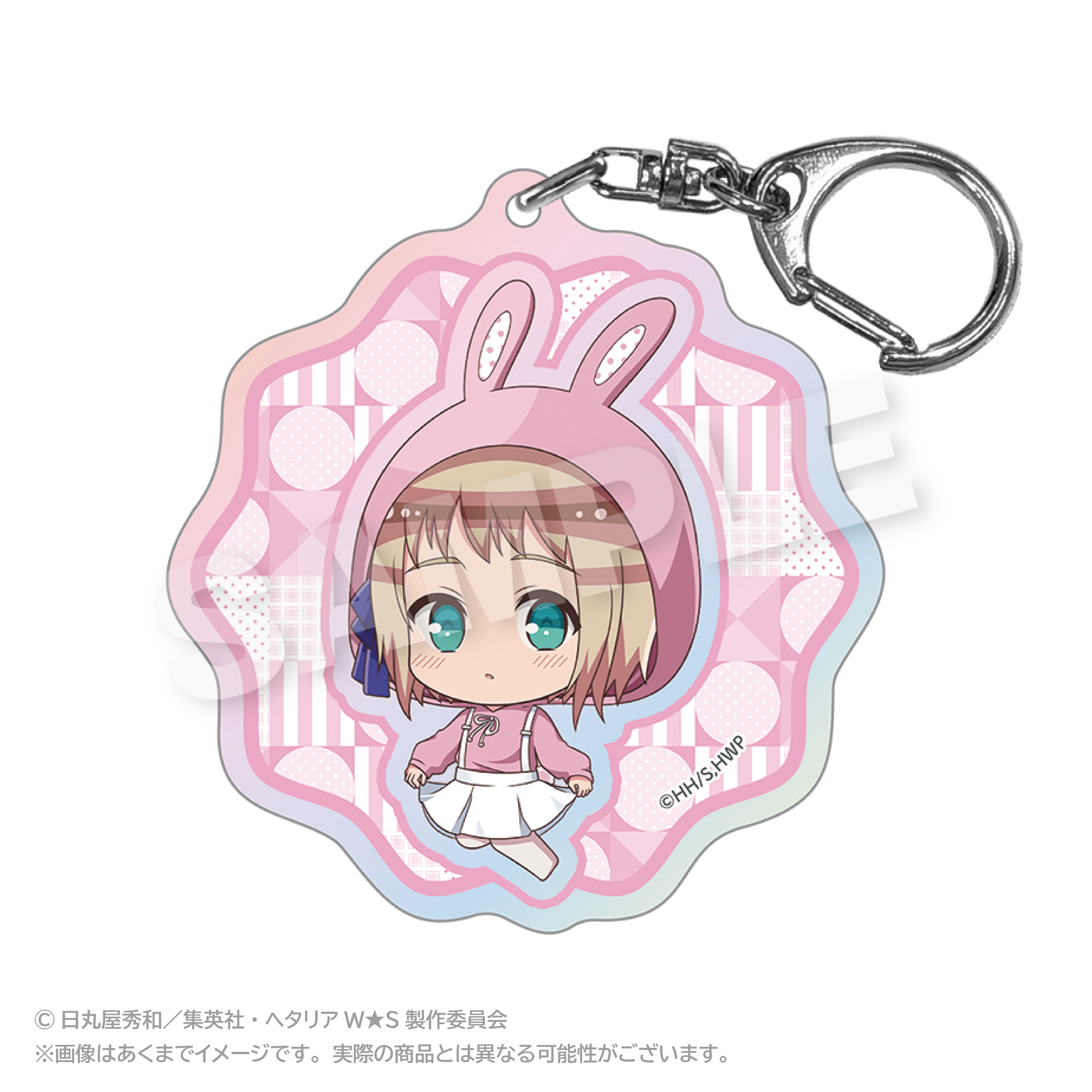 ヘタリア　リヒテンシュタイン　アクリルスタンド　キーホルダー ヘタリア World☆Stars_ホログラムキーホルダー アニマルパーカーver