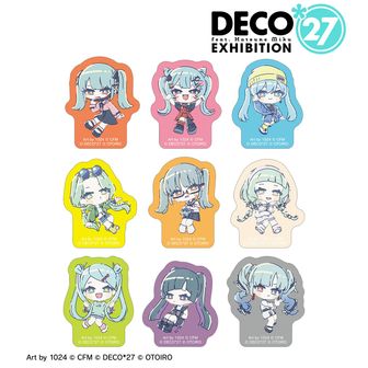 DECO*27 EXHIBITION ラビットホール　缶バッジ キーホルダー DECO*27 feat.初音ミク EXHIBITION Produced by DECO*27 / OTOIRO_