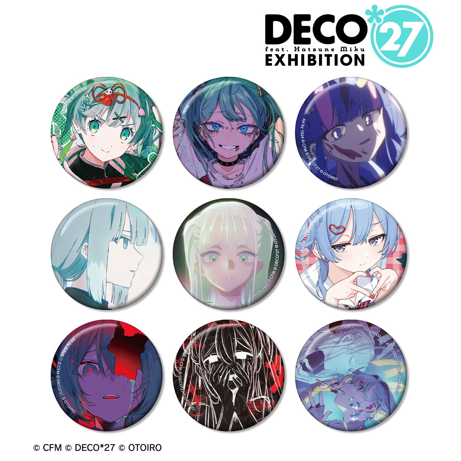 DECO*27 ghost キャップ 缶バッジ付き DECO27 Ghost Special Limited Edition Set - Tokyo Otaku Mode (TOM)