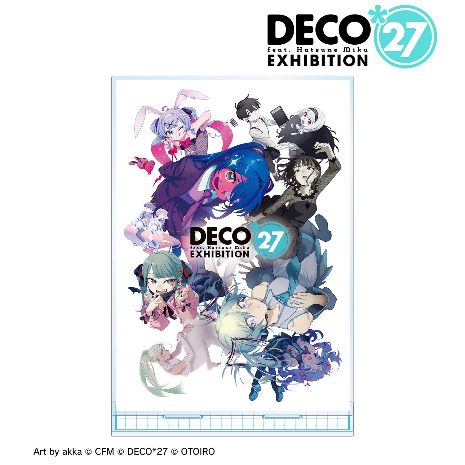 DECO*27 feat.初音ミク EXHIBITION Produced by DECO*27 / OTOIRO_キービジュアル 特大アクリルスタンド