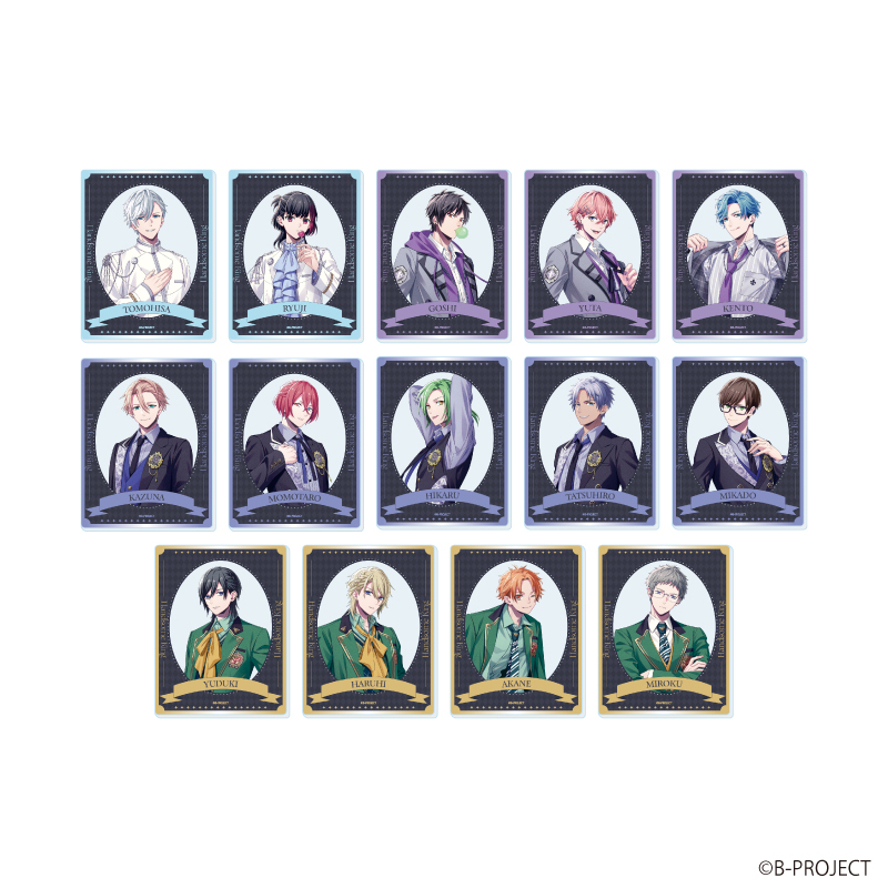 B-PROJECT_アクリルカード01/Handsome King コンプリートセット(全14種)(公式イラスト)【コンプリートセット/14個入り】