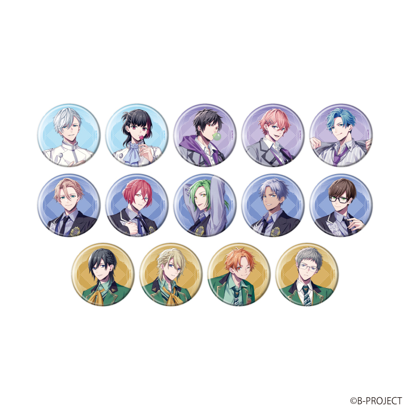 B-PROJECT ハムキン 缶バッジ B-PROJECT_缶バッジ01/Handsome King コンプリートセット(全14種)(公式