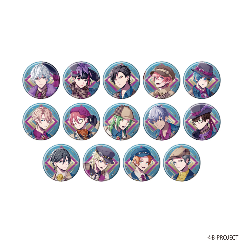 B-PROJECT_缶バッジ02/9th Anniversary コンプリートセット(全14種)(公式イラスト)【コンプリートセット/14個入り】