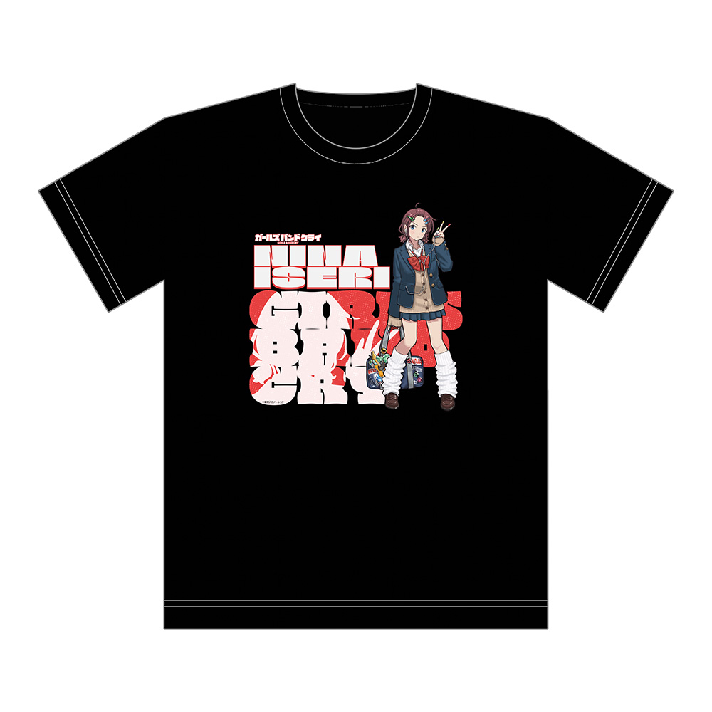 ガールズバンドクライ_Lサイズ_描き下ろしTシャツ(井芹仁菜/平成ギャル)