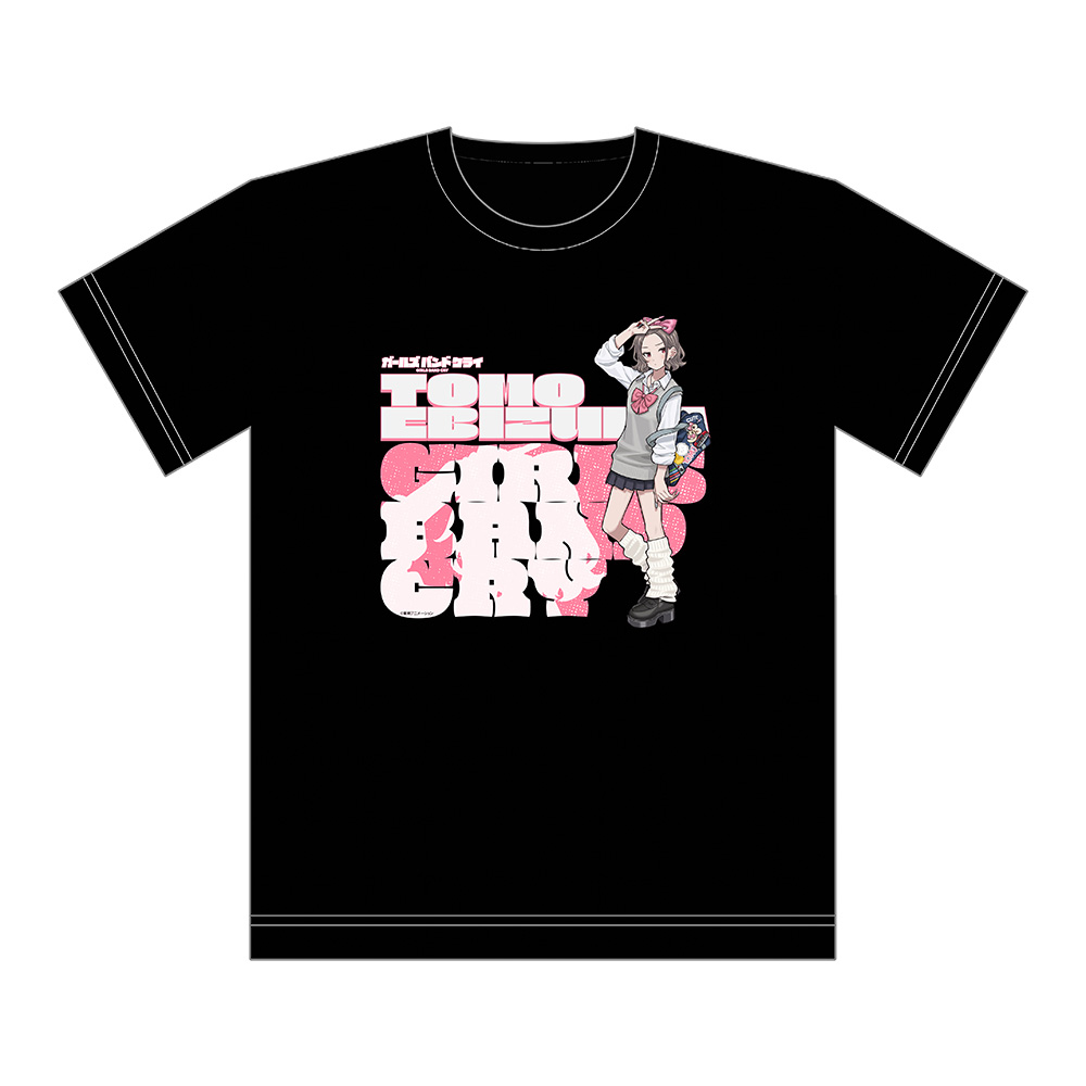 ガールズバンドクライ_XLサイズ_描き下ろしTシャツ(海老塚智/平成ギャル)
