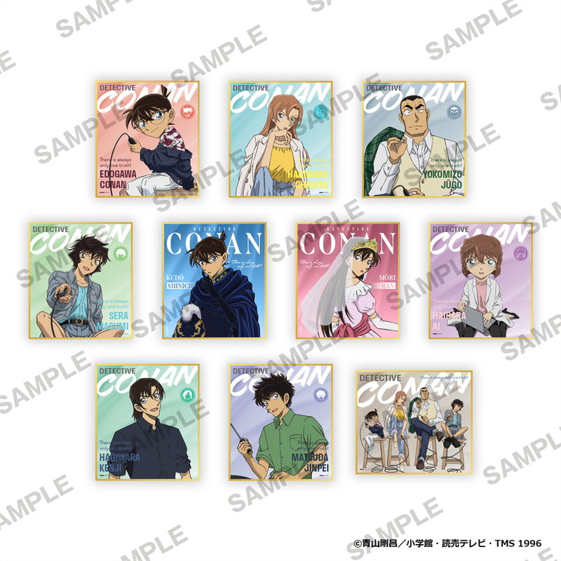 名探偵コナン_ミニ色紙コレクション 【コンプリートBOX／10個入り