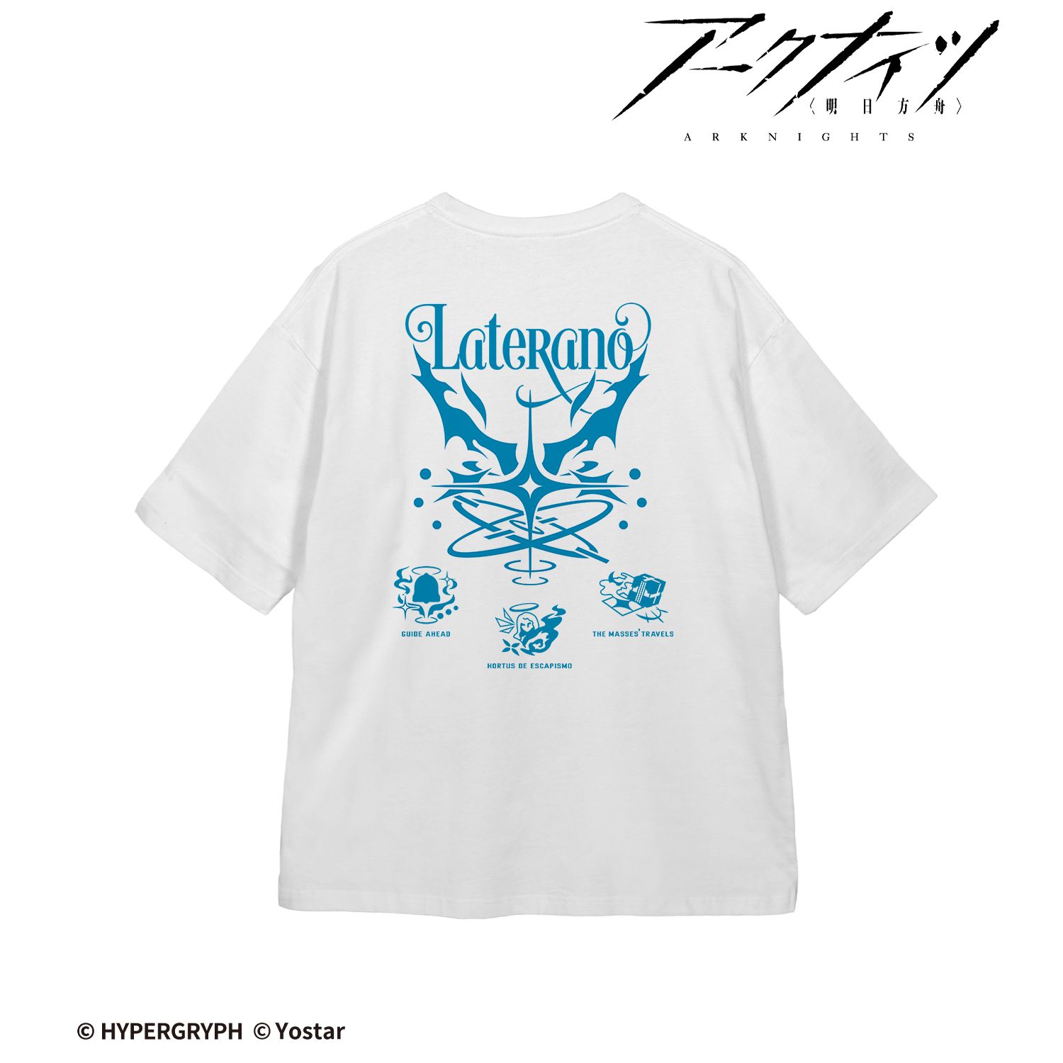 アークナイツ_(サイズ/S)_ラテラーノモチーフ BIGシルエットTシャツ ver.Aユニセックス