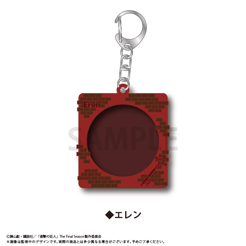 進撃の巨人_ラバー缶バッジケース エレン | 進撃の巨人公式グッズ