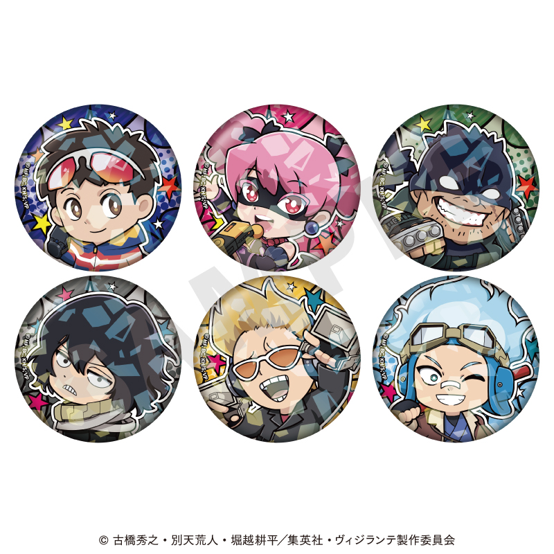 ヴィジランテ -僕のヒーローアカデミア ILLEGALS-_トレーディング缶バッジ ミニキャラver.（全6種）　【BOX／6個入り】