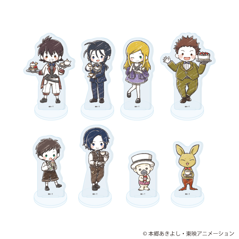 デジモンフロンティア_アクリルぷちスタンド03/お茶会ver. コンプリートセット(全8種)(グラフアートイラスト)【コンプリートセット/8個入り】