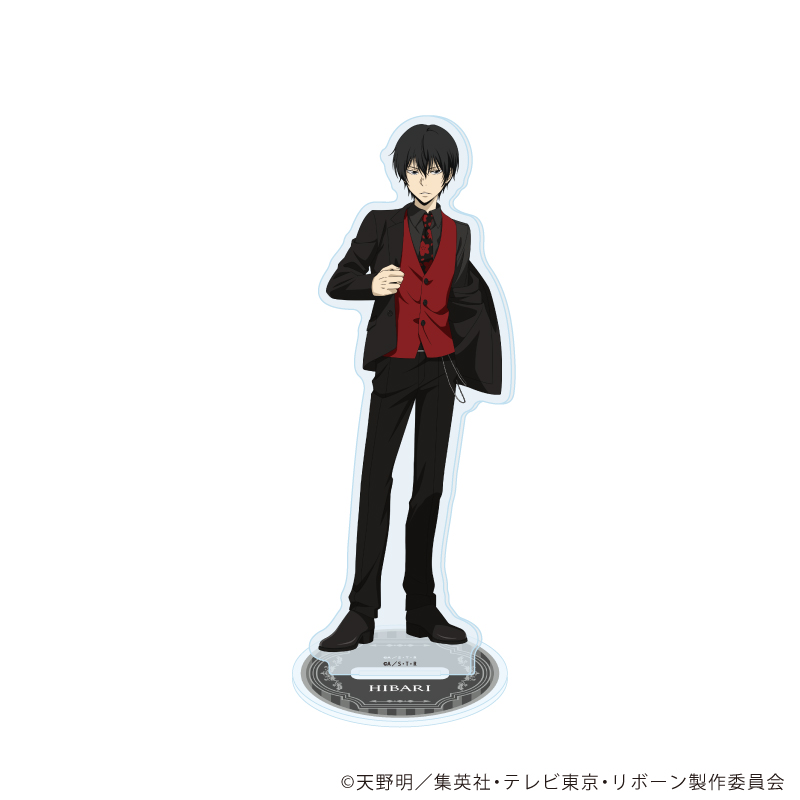家庭教師ヒットマンREBORN！ 雲雀恭弥缶バッジ アクリルスタンドポスト
