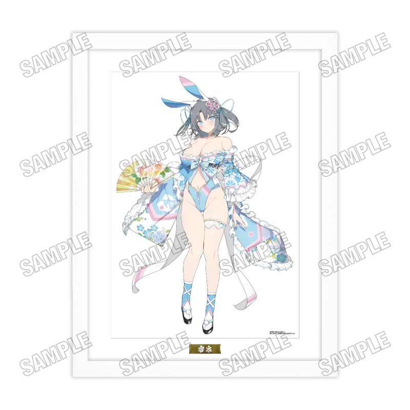 閃乱カグラ_描き下ろしA3複製原画【和風バニーver.】2雪泉 | シノビ