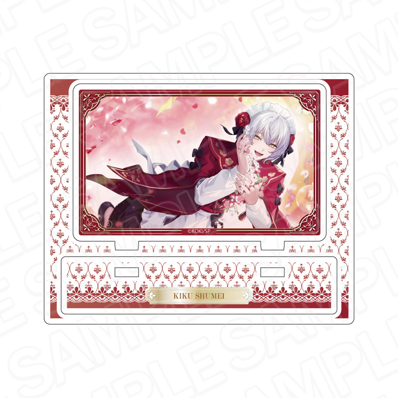 BOYS be MAID！菊秋明 グリッター缶バッジ 制服 ボーイズビーメイド BOYS be MAID!~御曹司メイドボーイ部の日日~_アクリルスタンド 菊 秋明