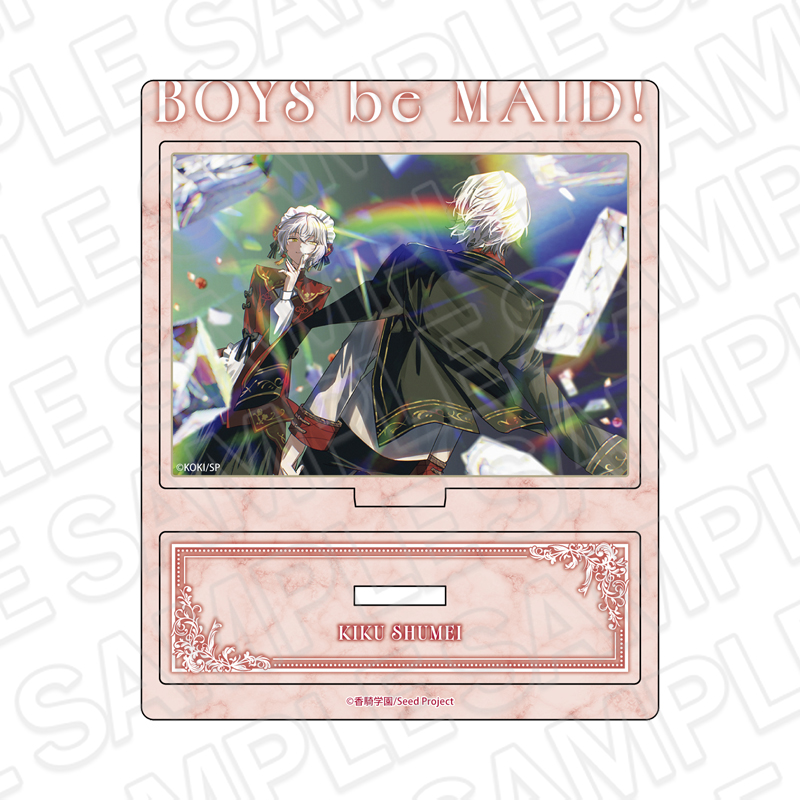 BOYS be MAID！菊秋明 アクリルブロック ボーイズビーメイド BOYS be MAID!~御曹司メイドボーイ部の日日~_アクリルスタンド 菊 秋明