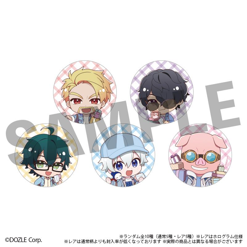 ドズル社_ランダムミニキャラ缶バッジ 全10種 | ドズル社公式グッズ
