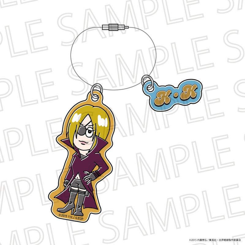 【血界戦線】レオナルド 傘モデル アクリルキーホルダー＆缶バッジセット 血界戦線_(イラストレーターコラボ)アクリルキーホルダー K・K | 血界