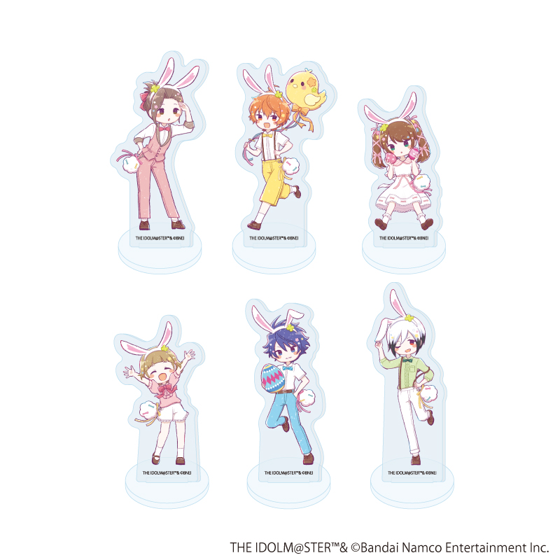 アイドルマスター SideM_アクリルぷちスタンド23/エッグハントver. コンプリートセット(全6種)(グラフアートイラスト)【コンプリートセット/6個入り】