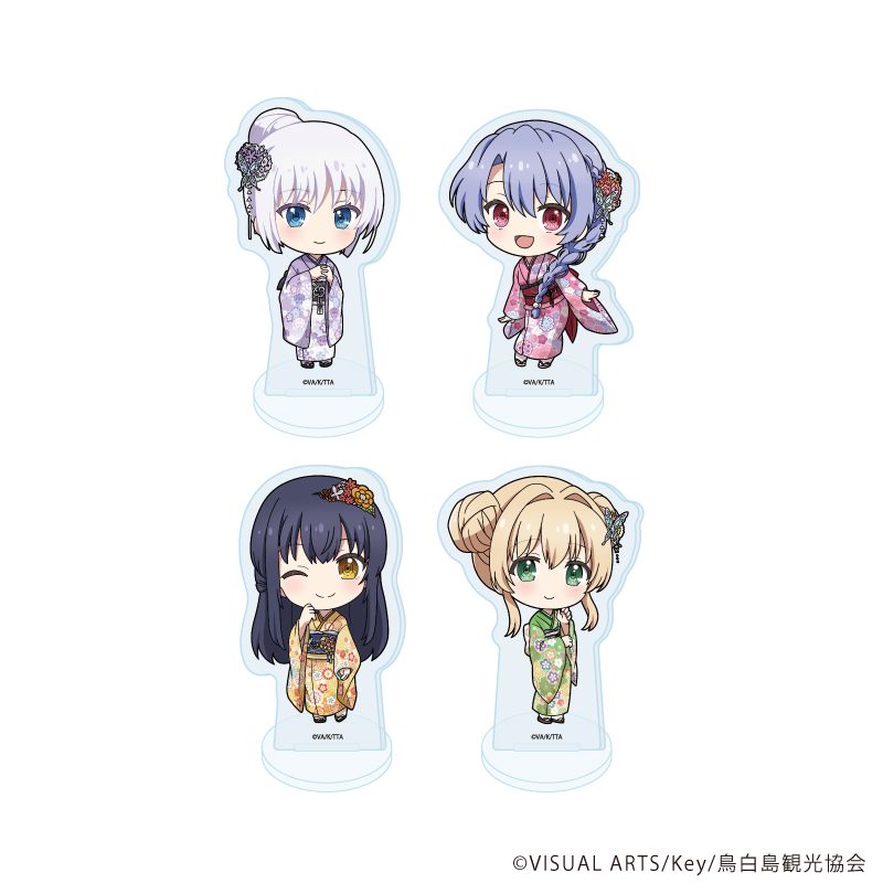 Summer Pockets_アクリルぷちスタンド02/着物ver. コンプリートセット