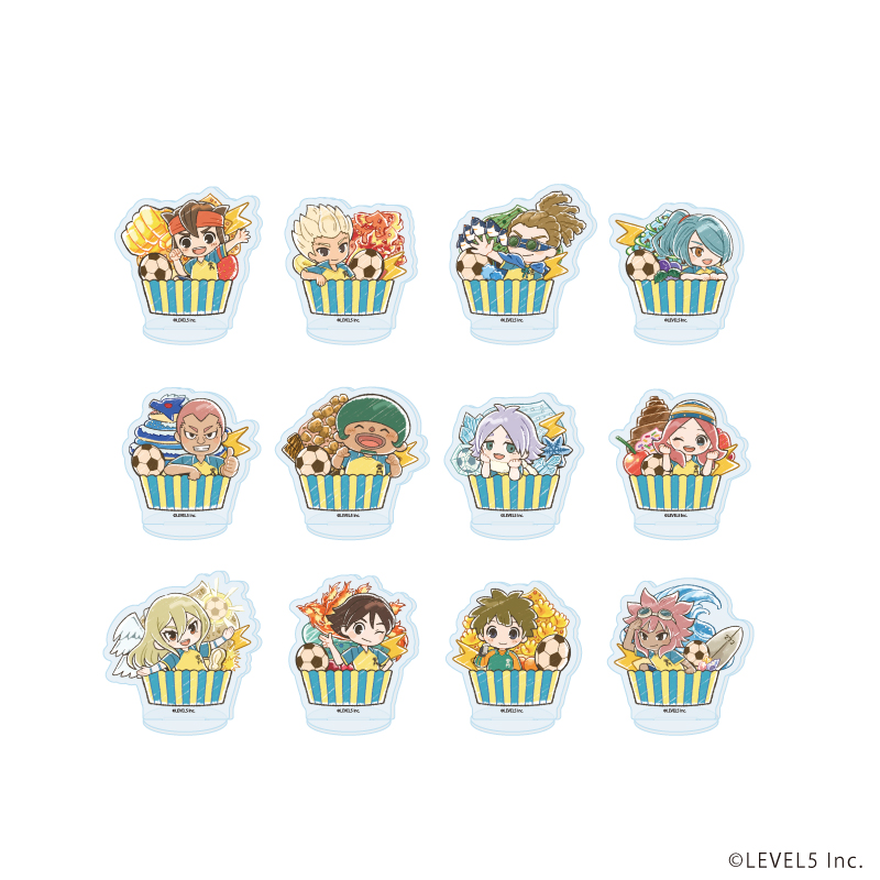 イナズマイレブン_アクリルぷちスタンド01/スイーツver. コンプリートセット(全12種)(グラフアートイラスト)【コンプリートセット/12個入り】