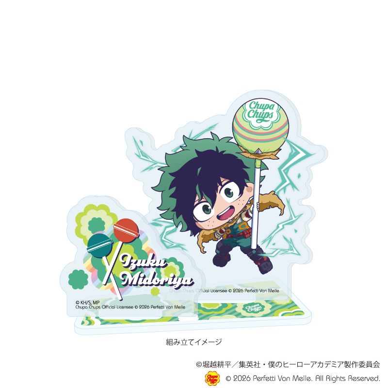 僕のヒーローアカデミア×チュッパチャプス_アクリルスタンドプレート01