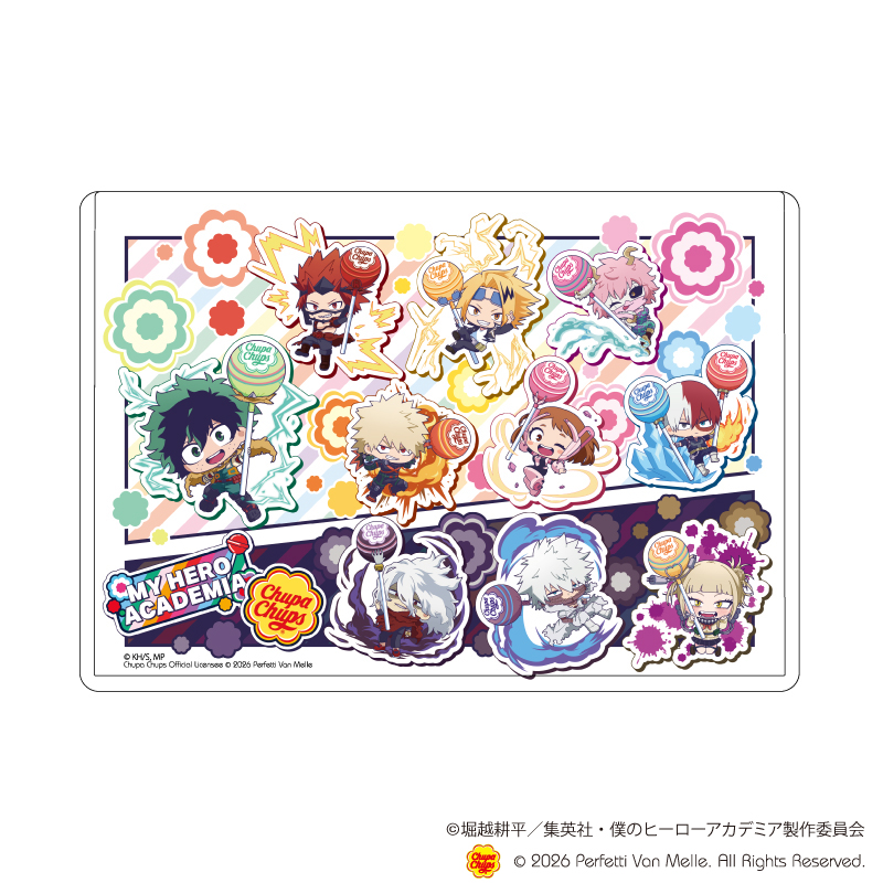 僕のヒーローアカデミア×チュッパチャプス_キャラクリアケース01/A ver.(ミニキャライラスト)