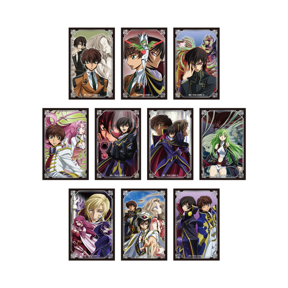コードギアス 反逆のルルーシュ_トレーディング箔押しカード　【OPP／10パック入り】
