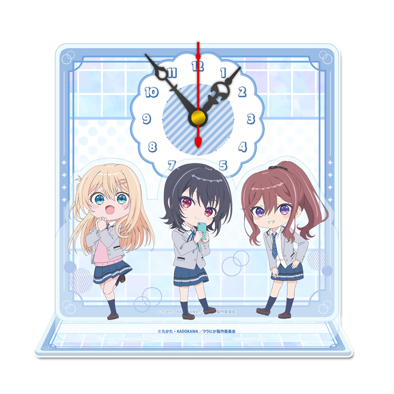 クラスで2番目に可愛い女の子と友だちになった_ミニアクリル置時計