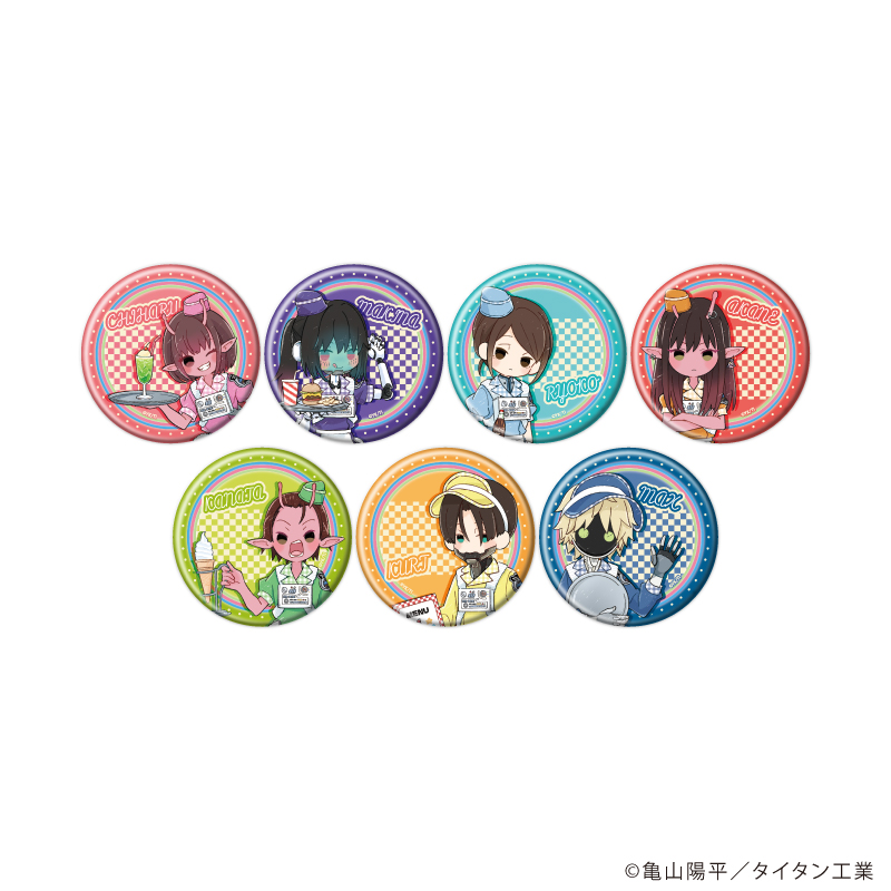 銀河特急 ミルキー☆サブウェイ_缶バッジ02/コンプリートセット(全7種