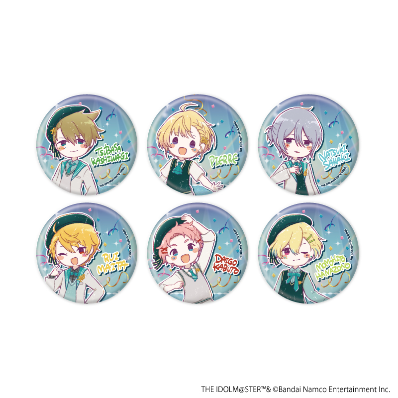 アイドルマスター SideM_缶バッジ38/オリジナル衣装ver. コンプリートセット(全6種)(グラフアートイラスト)【コンプリートセット／6個入り】