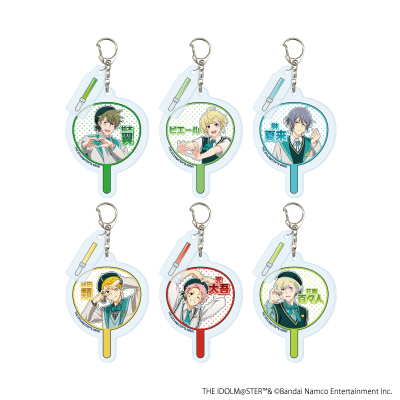 アイドルマスター SideM_パーツ付きアクリルキーホルダー03/オリジナル衣装ver. コンプリートセット(全6種)(描き下ろしイラスト)【コンプリートセット／6個入り】