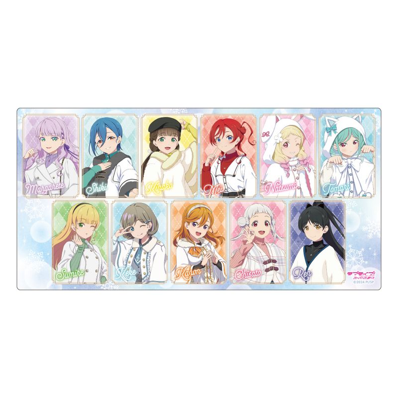 ラブライブ！スーパースター!!_デスクマット ホワイトポンチョver