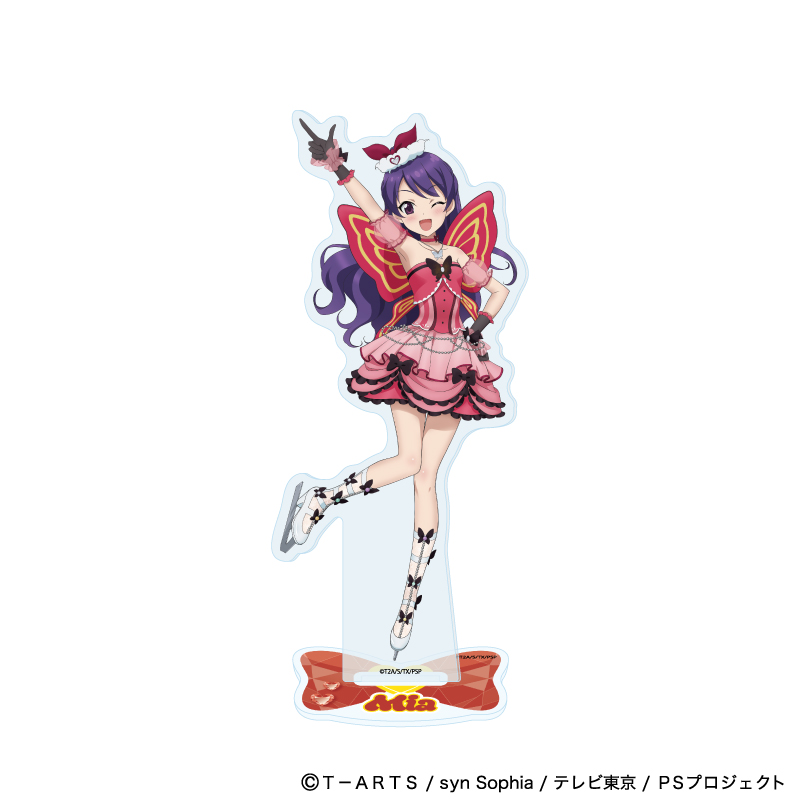 プリティーシリーズ_アクリルスタンド 04/上葉みあ コーデアレンジver.(描き下ろしイラスト)