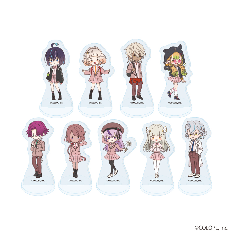 白猫プロジェクト_アクリルぷちスタンド05/桜制服ver. コンプリート