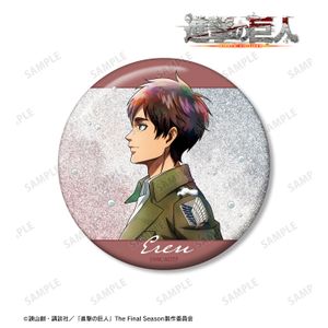 진격의 거인_신작 엘렌 겨울 걸음 ver. 75mm 반짝이 캔 배지