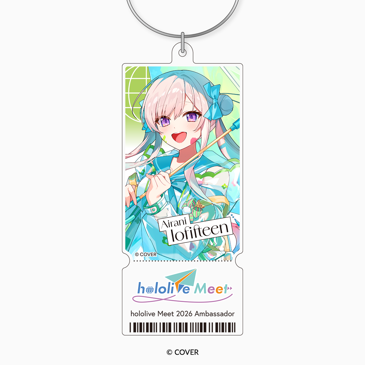 ホロライブ_「hololive Meet 2026」アクリルチケットキーホルダー アイラニ・イオフィフティーン