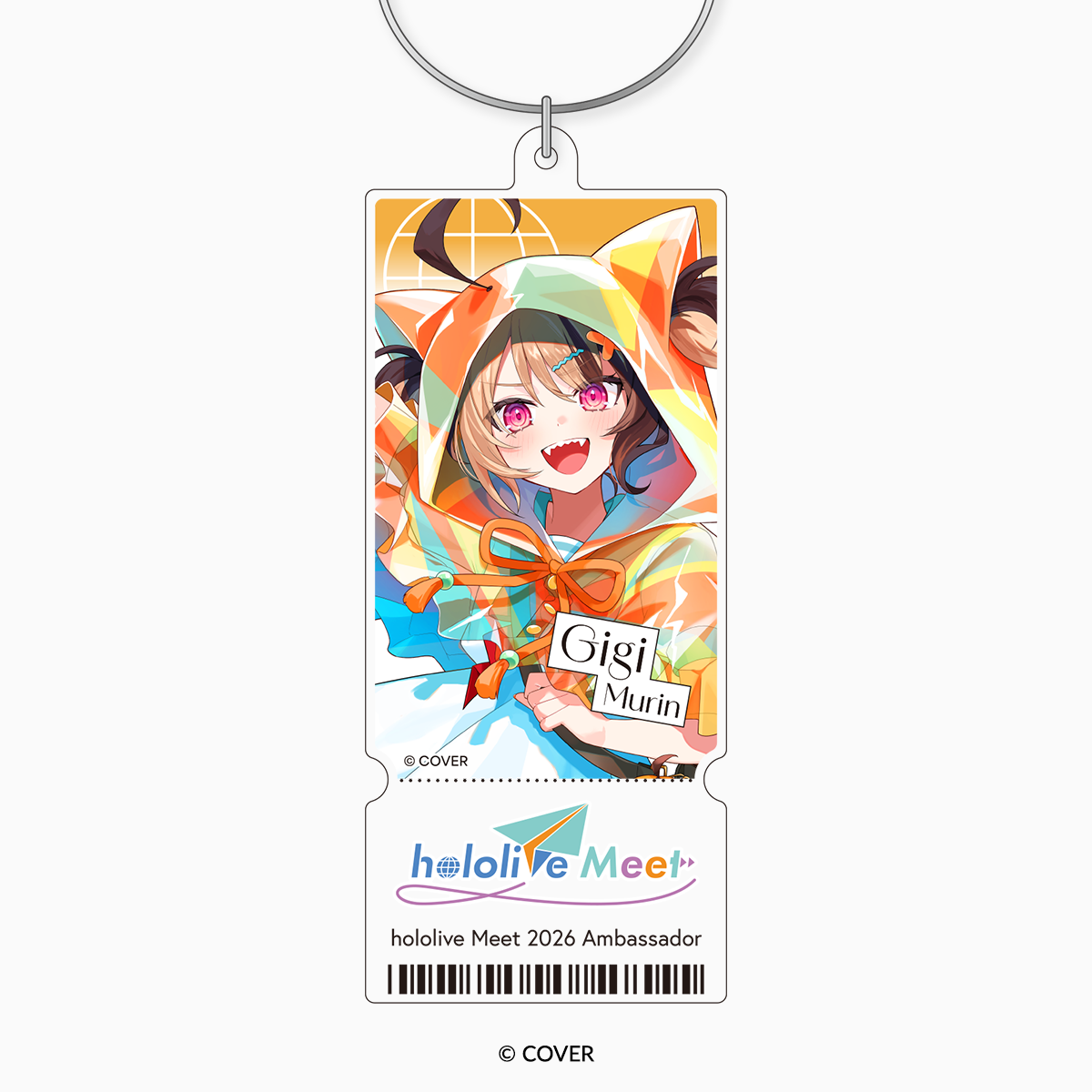ホロライブ_「hololive Meet 2026」アクリルチケットキーホルダー ジジ・ムリン