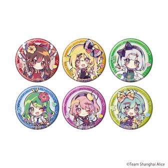 東方Project_缶バッジ18/平成ギャルver. コンプリートセット(全6種