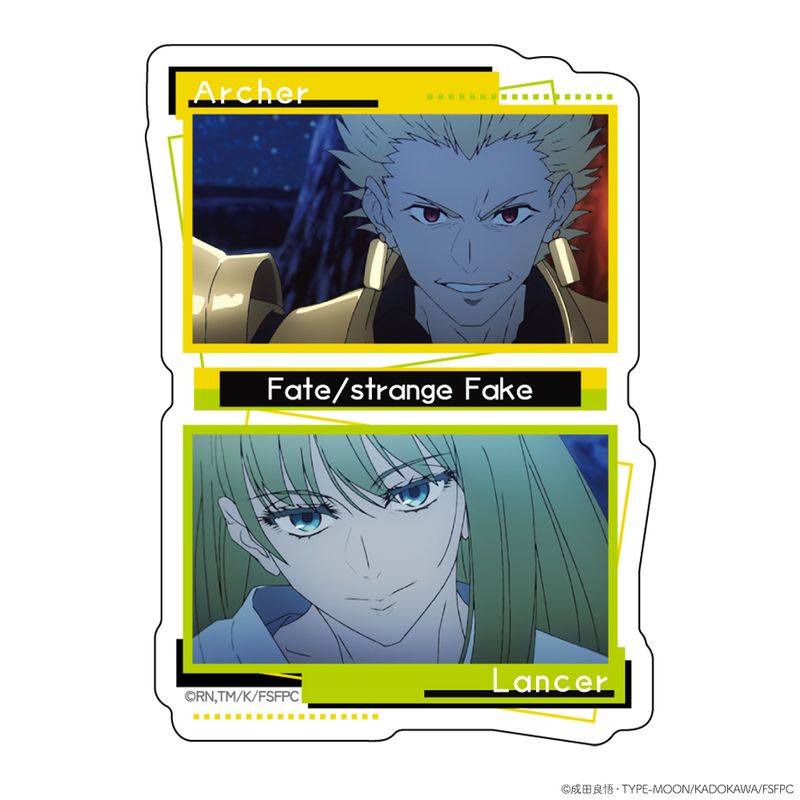Fate/strange Fake_ダイカットステッカー アーチャー＆ランサー | Fate