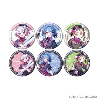 魔法少女ノ魔女裁判_グリッター缶バッジ 宝生マーゴ | 魔法少女ノ魔女