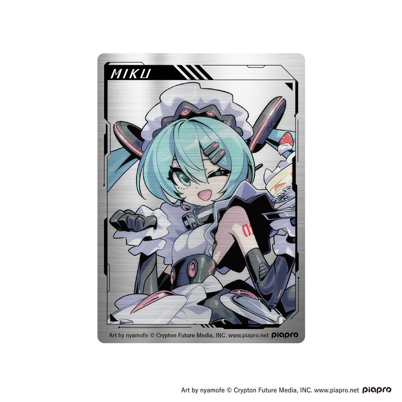 初音ミク SONY直営店限定メタルカード 2枚セット 初音ミクシリーズ_ピアプロキャラクターズ メタルカード メタルカード