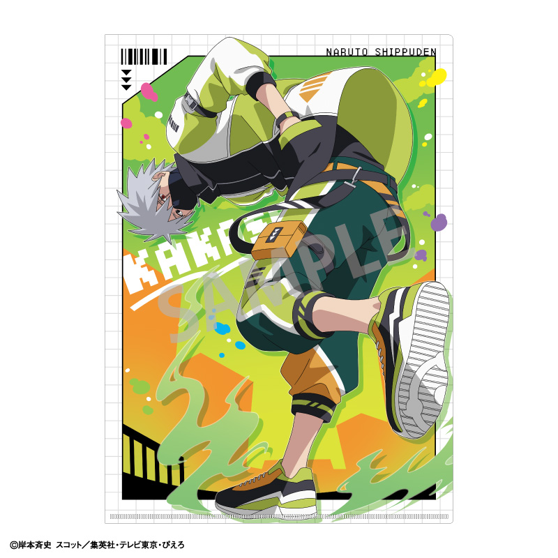 NARUTO-ナルト- 疾風伝_A4シングルクリアファイル はたけカカシ/パルクール