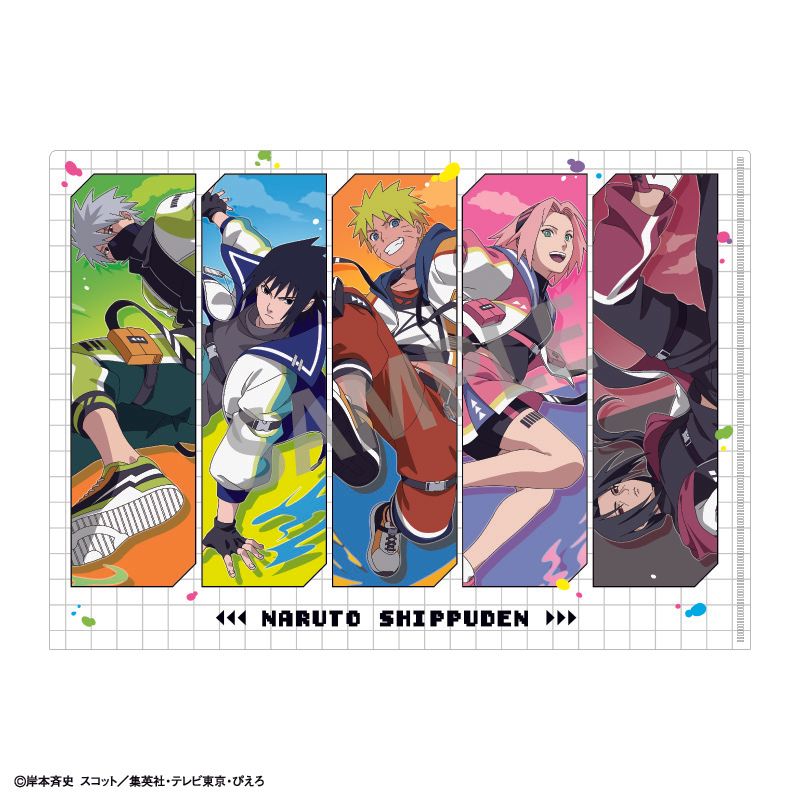 NARUTO-ナルト- 疾風伝_A4シングルクリアファイル 集合/パルクール