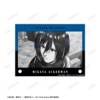 進撃の巨人_ミカサ Ani-Art BLACK LABEL 第3弾 A6アクリルパネル