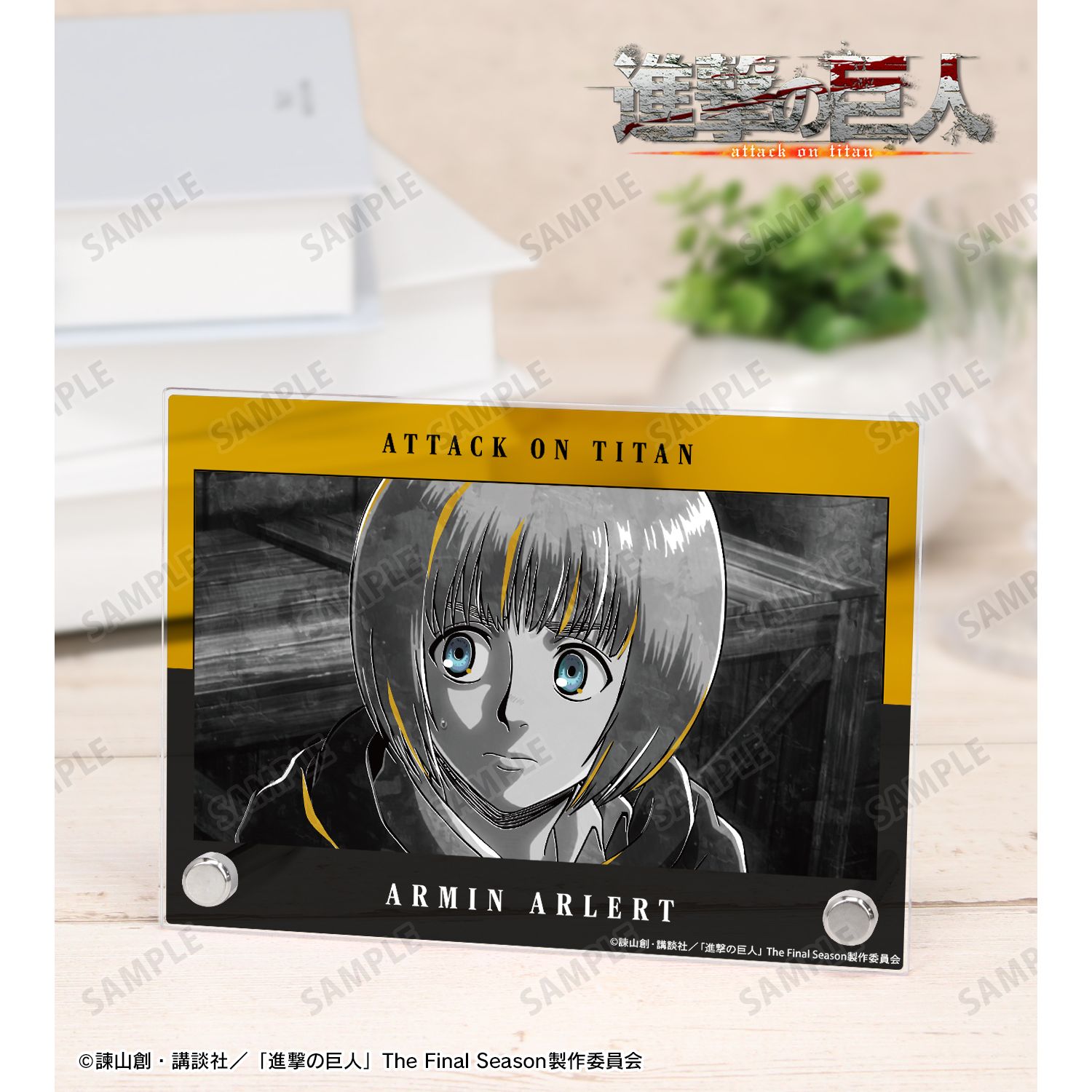 진격의 거인_알민 Ani-Art BLACK LABEL 제3탄 A6 아크릴 패널