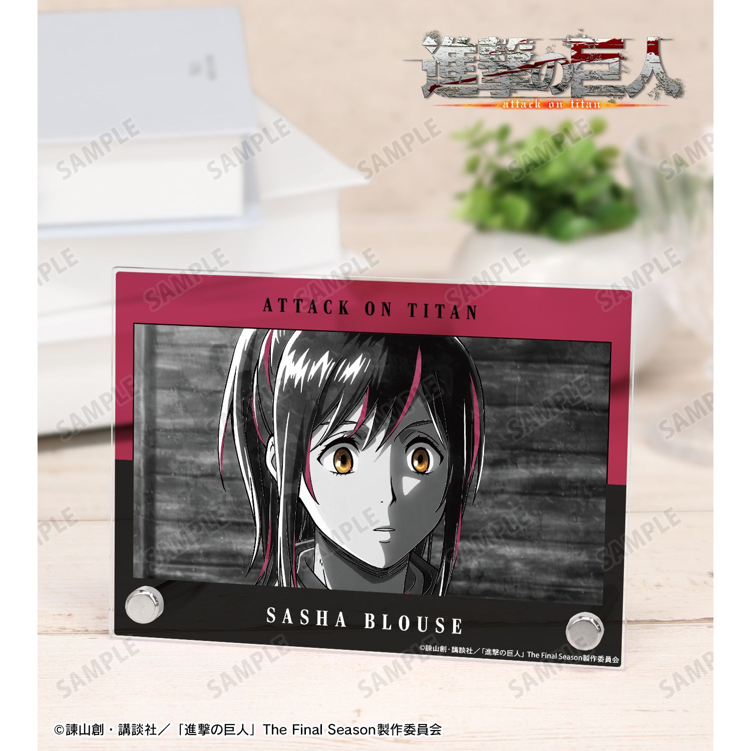 진격의 거인_사샤 Ani-Art BLACK LABEL 제3탄 A6 아크릴 패널