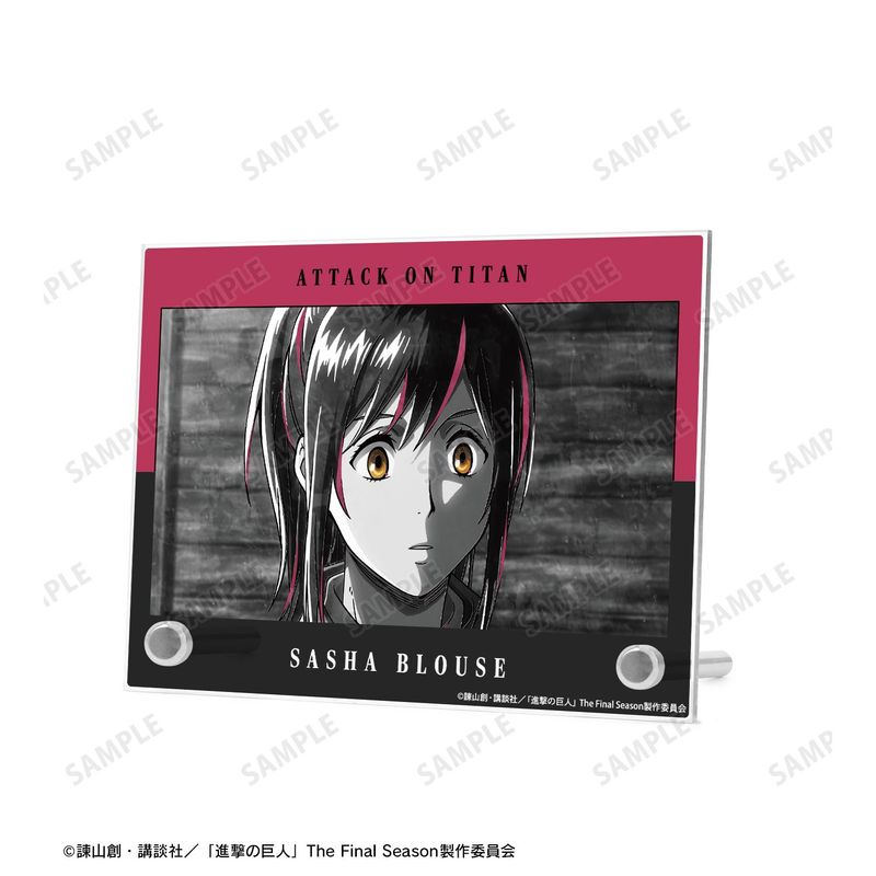 進撃の巨人_サシャ Ani-Art BLACK LABEL 第3弾 A6アクリルパネル