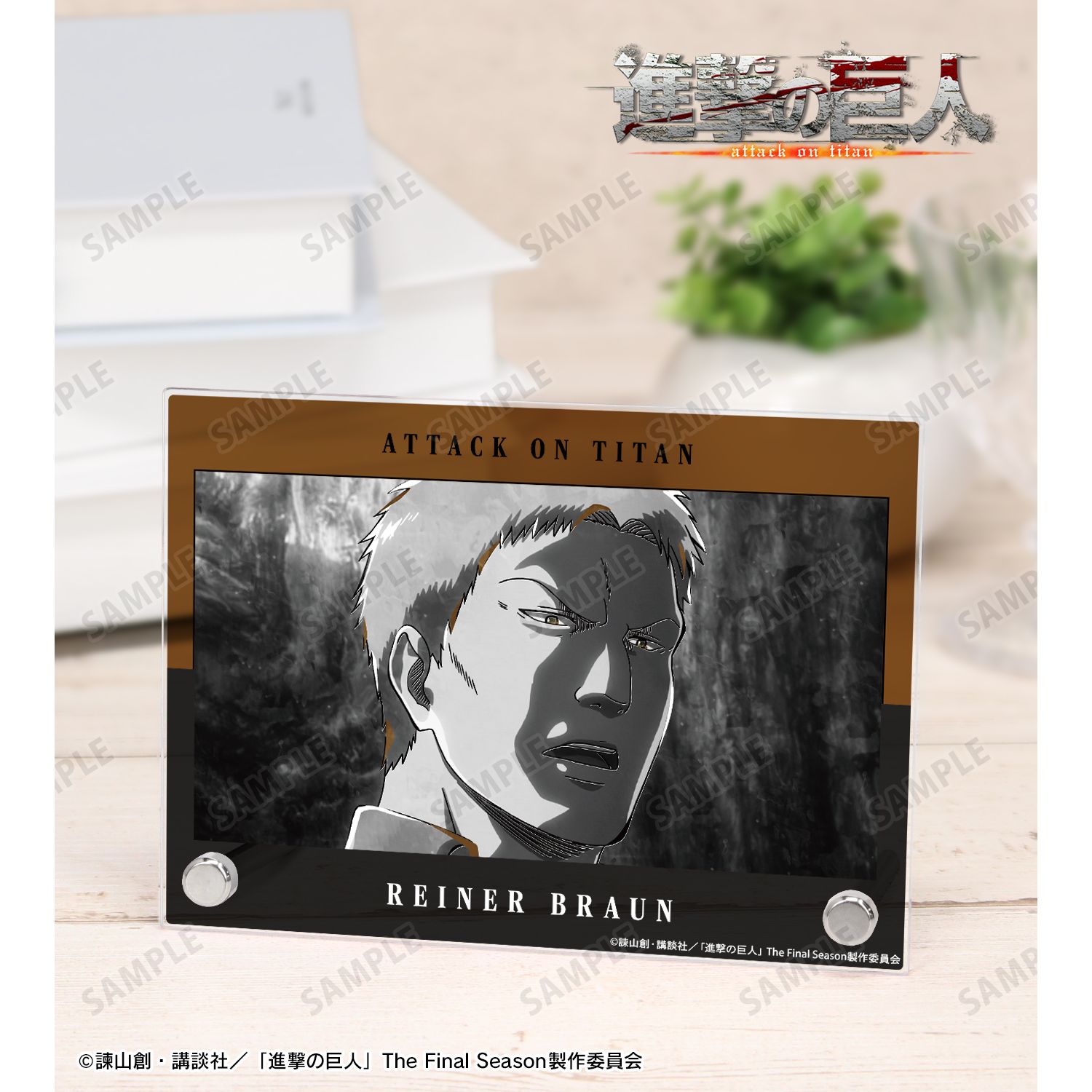 진격의 거인_라이너 Ani-Art BLACK LABEL 제3탄 A6 아크릴 패널