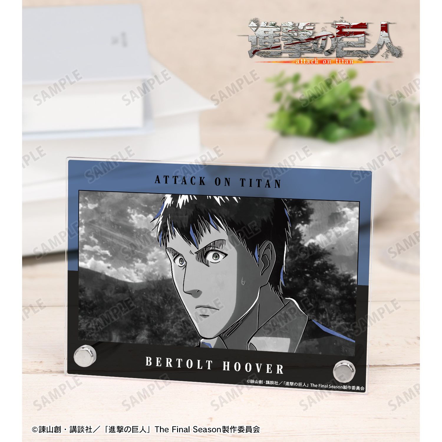 進撃の巨人_ベルトルト Ani-Art BLACK LABEL 第3弾 A6アクリルパネル